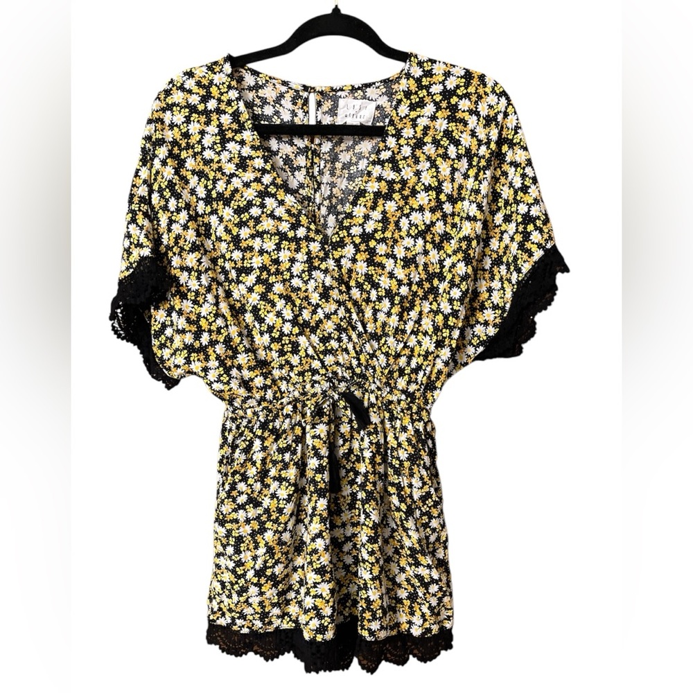 Lost + Wander daisy print jumpsuit